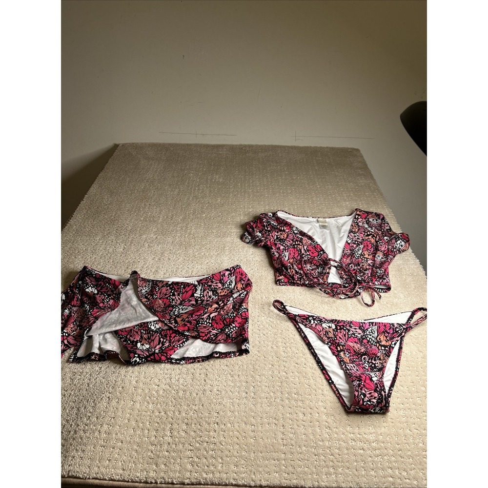 L*Space Pink Floral Swim Set